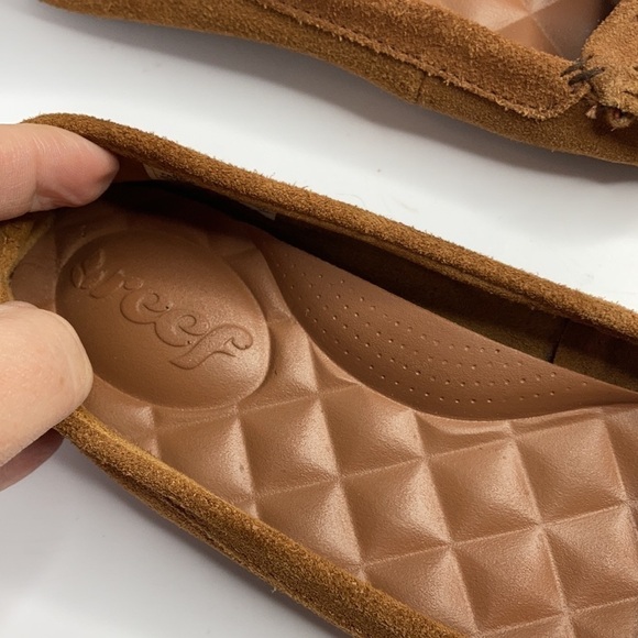 Reef leather moccasins size 7 - Picture 3 of 6